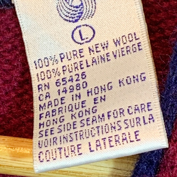 Equestrian Horse Polo Jockey Robert Scott Wool Knit Button Up Sweater Vest Sz L - Picture 9 of 10